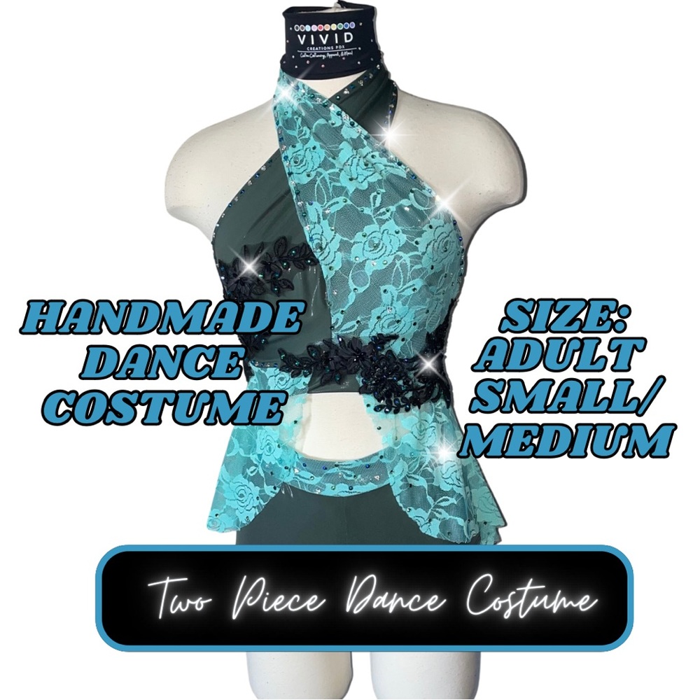 Two piece dance costume